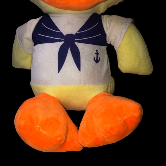 Large 16” Nautical Navy Duck Plush ArtCreativity Sailor Duck Soft Plush Quacker - Picture 2 of 9